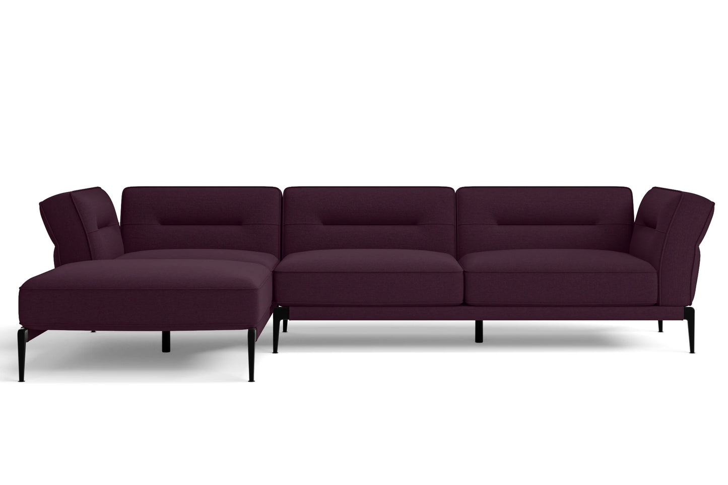 Varese 2 Seater Sofa Dark Grey Velvet