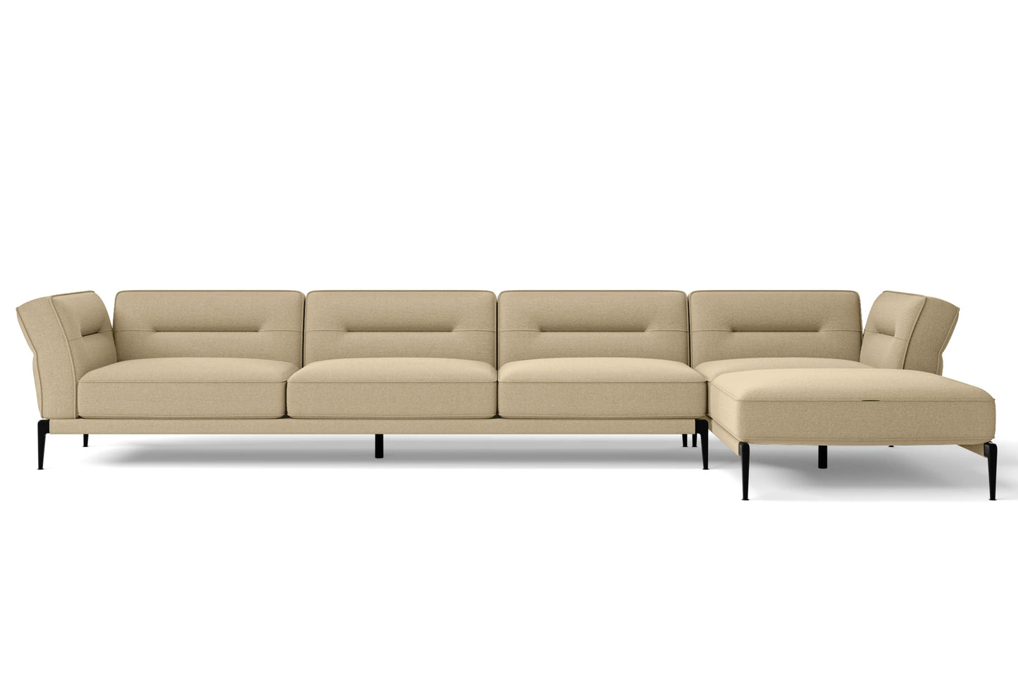 Ancona 4 Seater Sofa Cream Linen