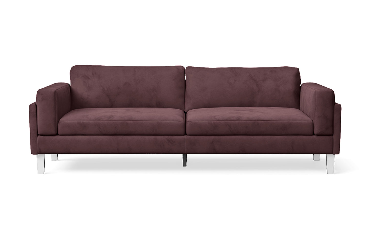 Gela 3 Seater Left Hand Facing Chaise Lounge Corner Sofa Sand Velvet