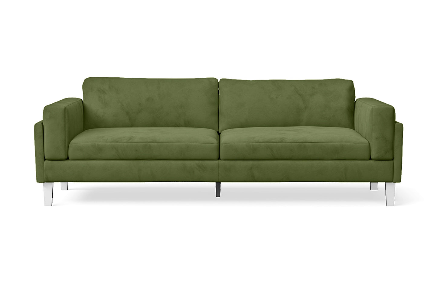 Gela 3 Seater Left Hand Facing Chaise Lounge Corner Sofa Grey Velvet