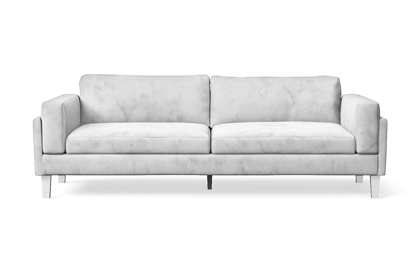 Gela 2 Seater Sofa White Velvet