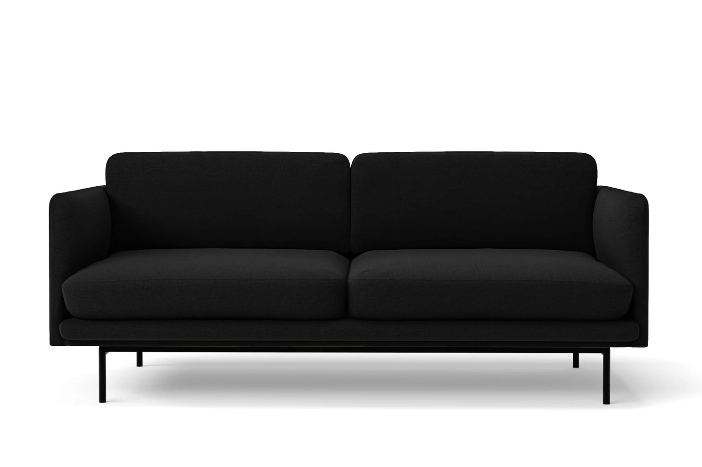 Forli 4 Seater Sofa Dark Grey Velvet