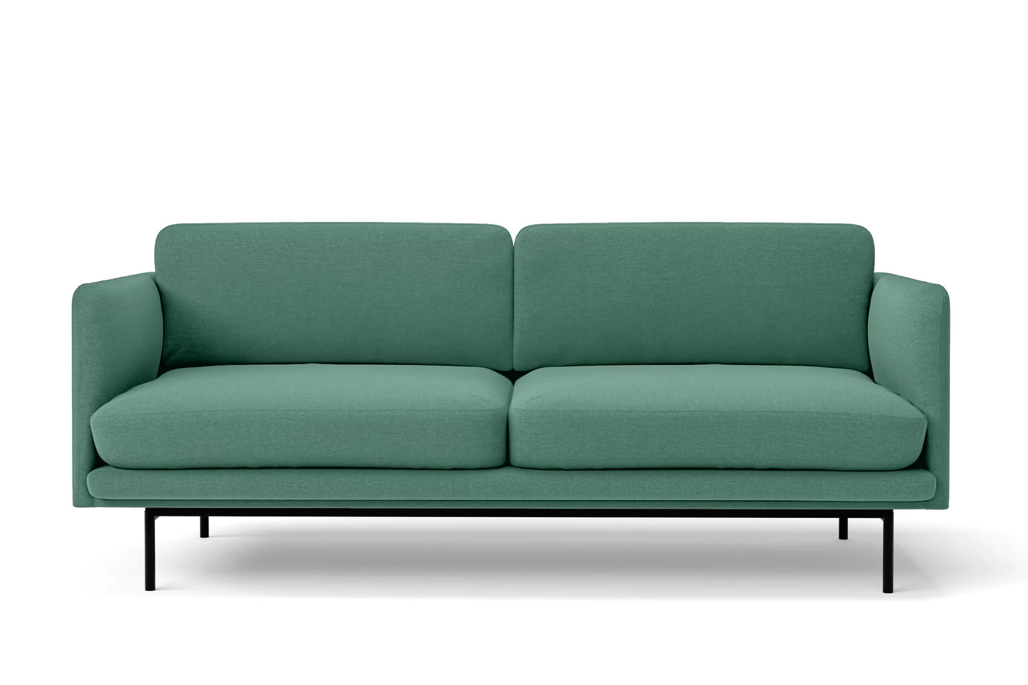 Naples 3 Seater Right Hand Facing Chaise Lounge Corner Sofa Forest Green Linen