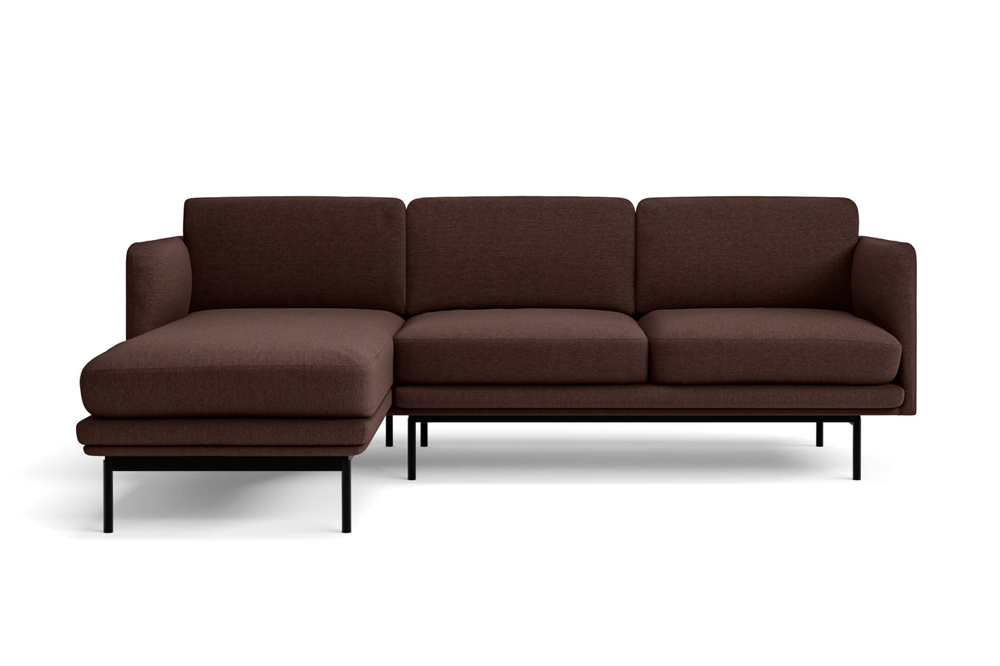 Forli 3 Seater Sofa Black Linen