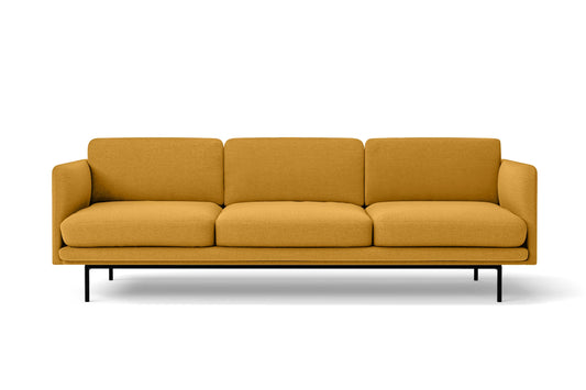 Minneapolis 4 Seater Sofa Orange Linen