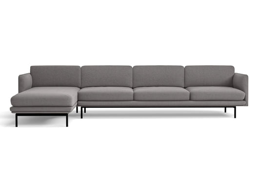 Varese 2 Seater Sofa Black Linen