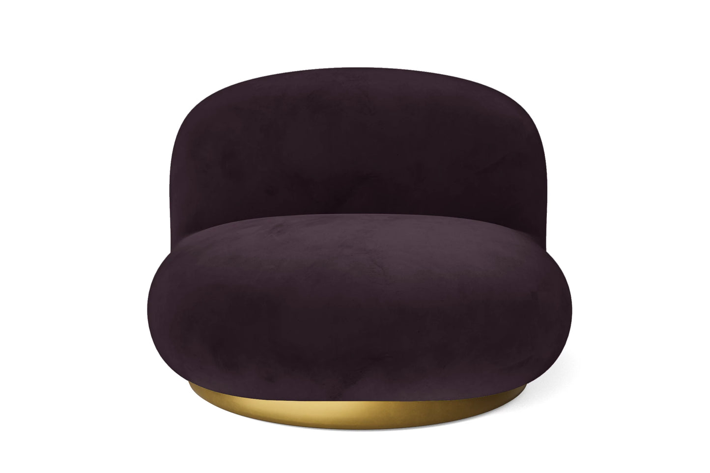 Elkton Armchair Purple Velvet