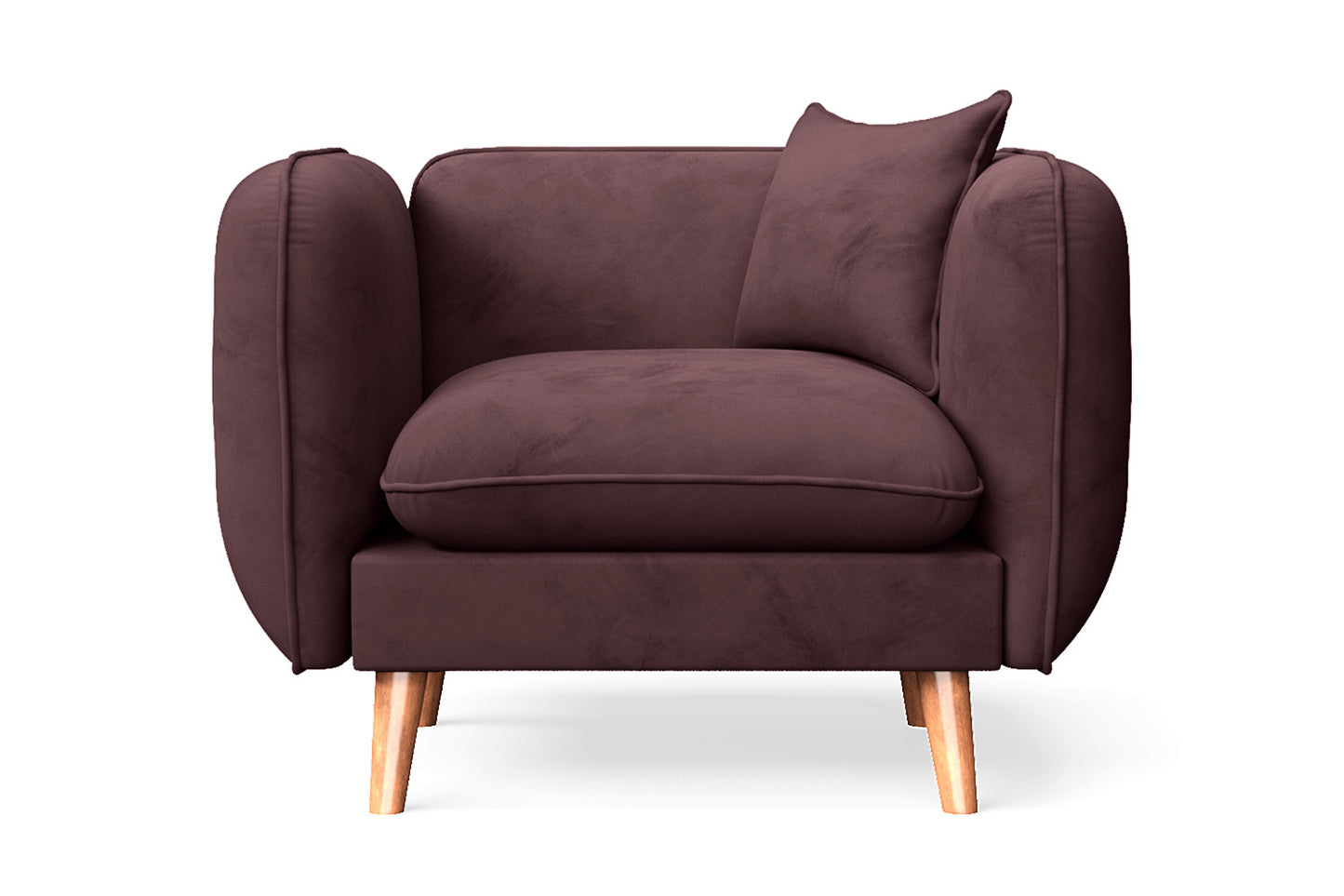 Florence Armchair Grape Velvet