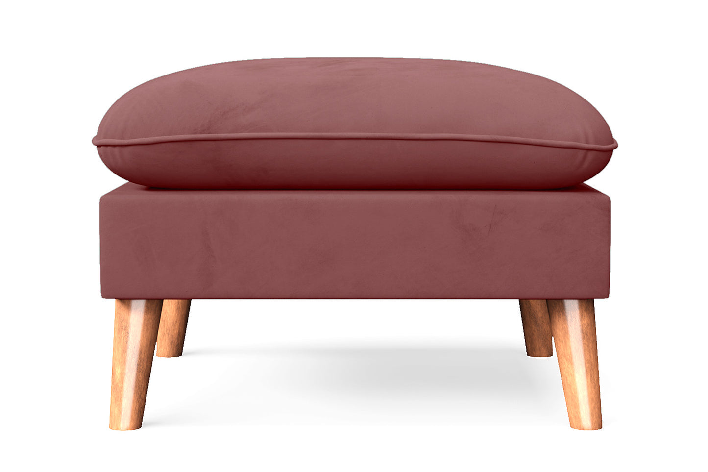 Florence Ottoman Pink Velvet