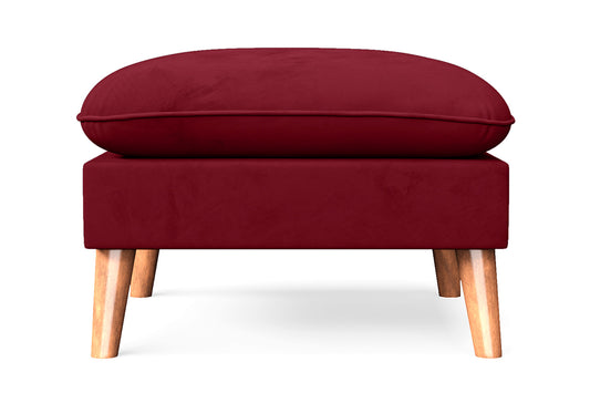 Florence Ottoman Red Velvet