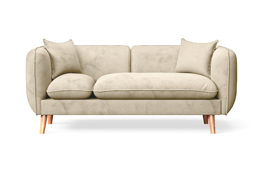 Florence 2 Seater Sofa Cream Velvet