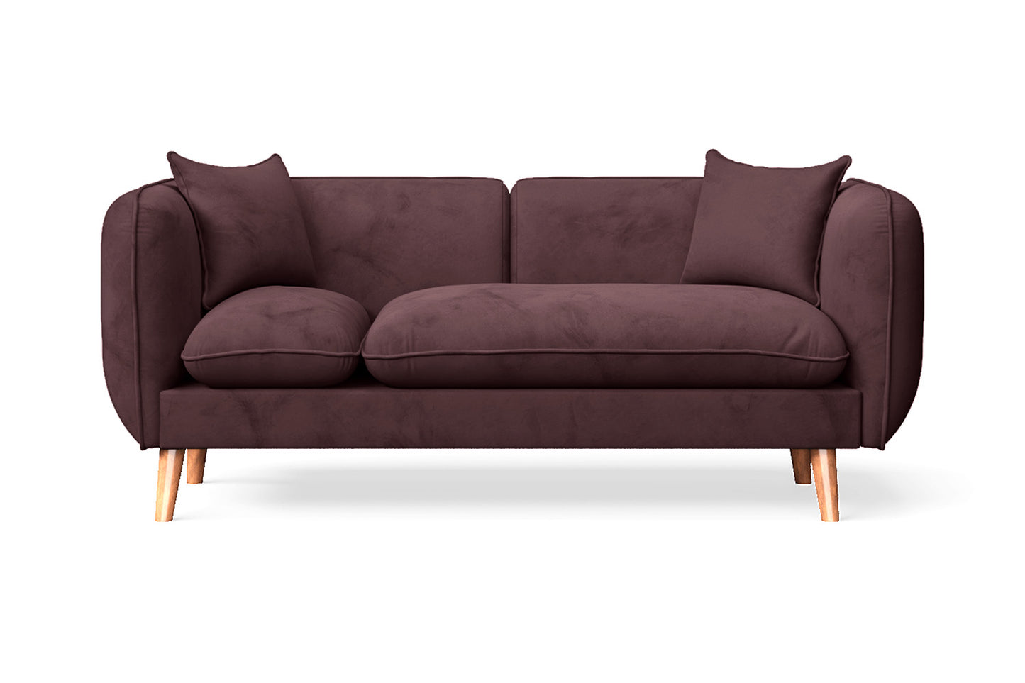 Florence 2 Seater Sofa Grape Velvet