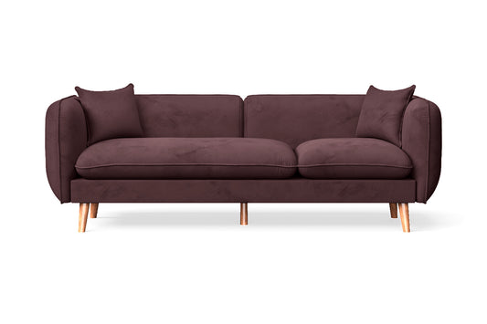 Florence 3 Seater Sofa Grape Velvet