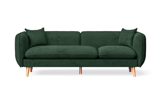 Florence 3 Seater Sofa Green Velvet