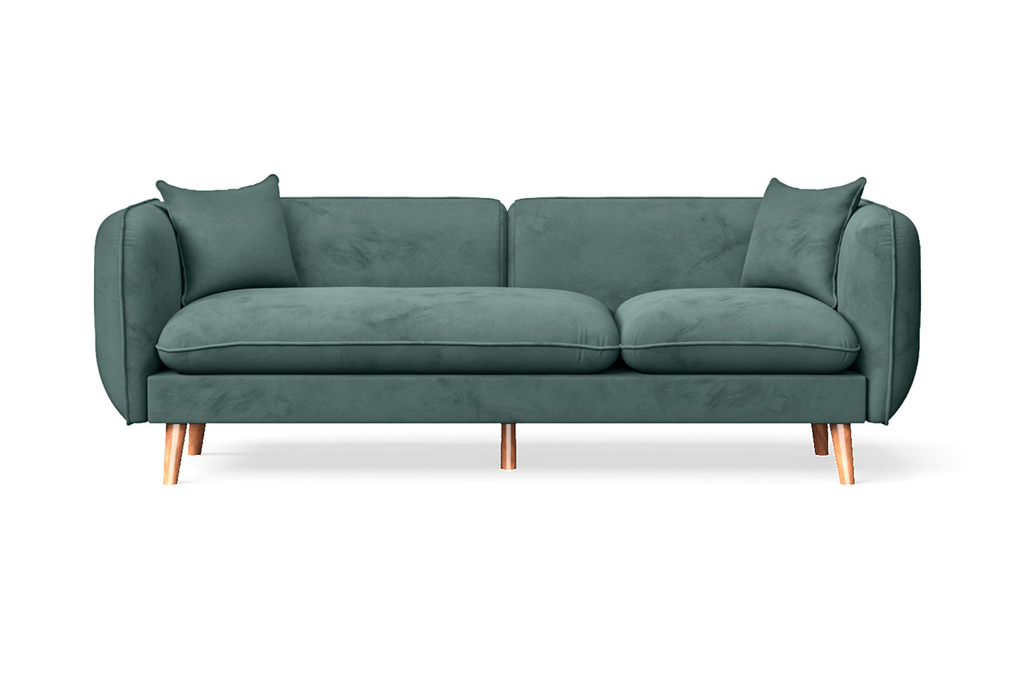 Florence 3 Seater Sofa Teal Velvet