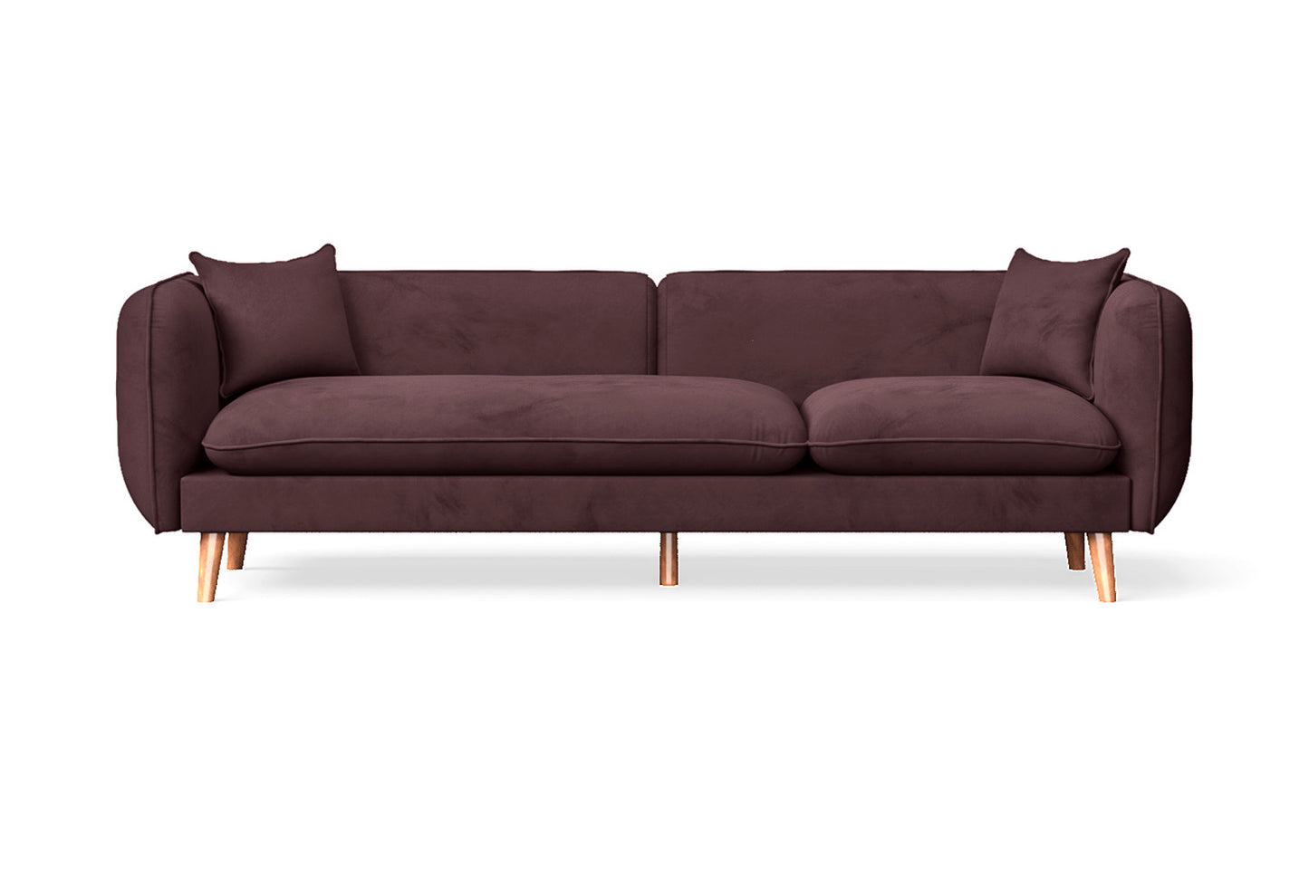 Elkton 3 Seater Sofa Sand Velvet