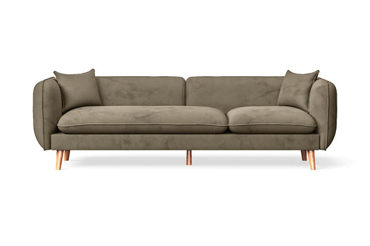 Florence 4 Seater Sofa Sand Velvet