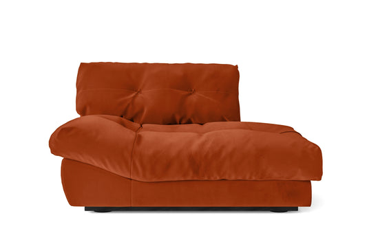 Forli Armchair Orange Velvet