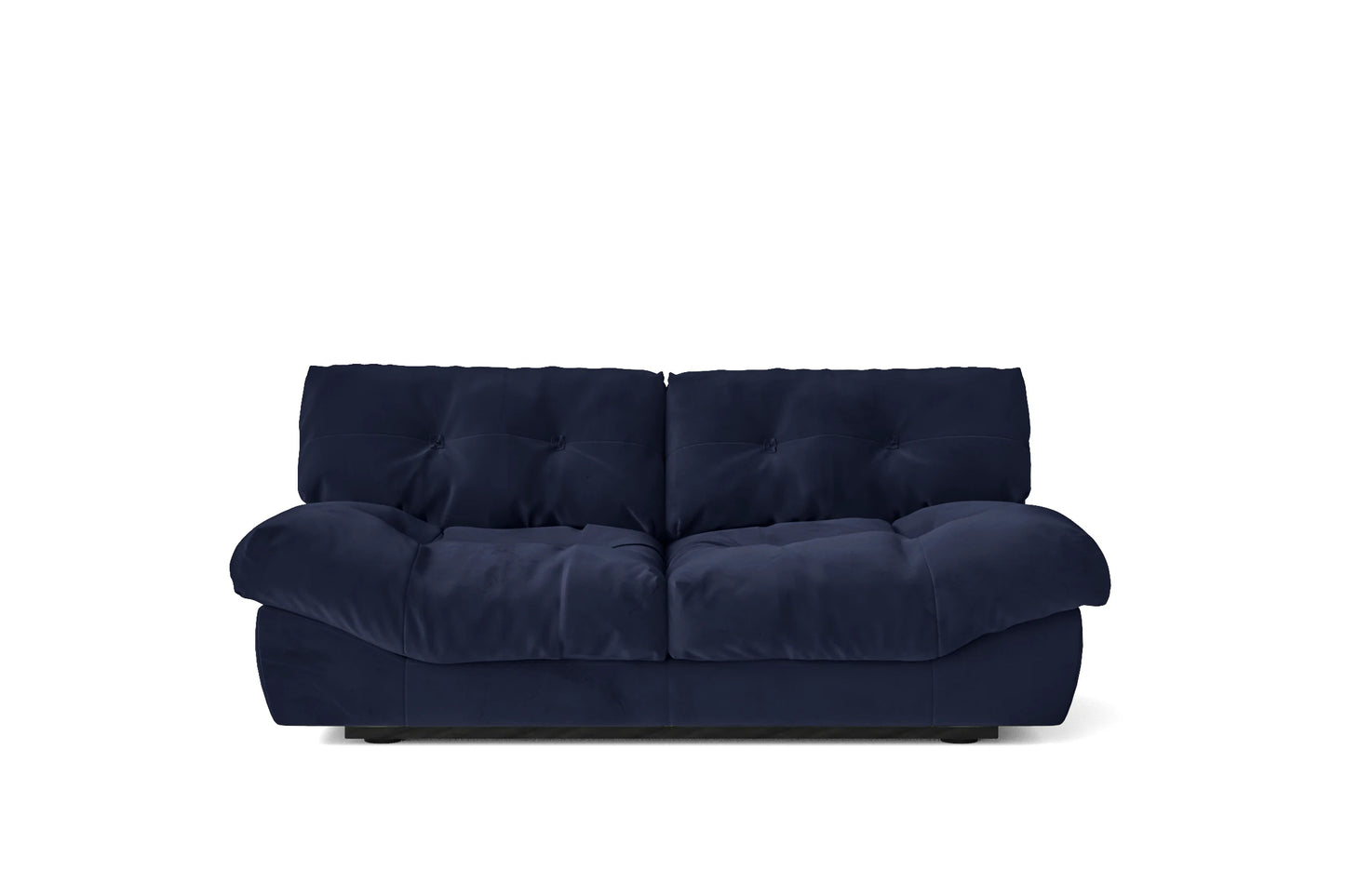 Forli 2 Seater Sofa Dark Blue Velvet