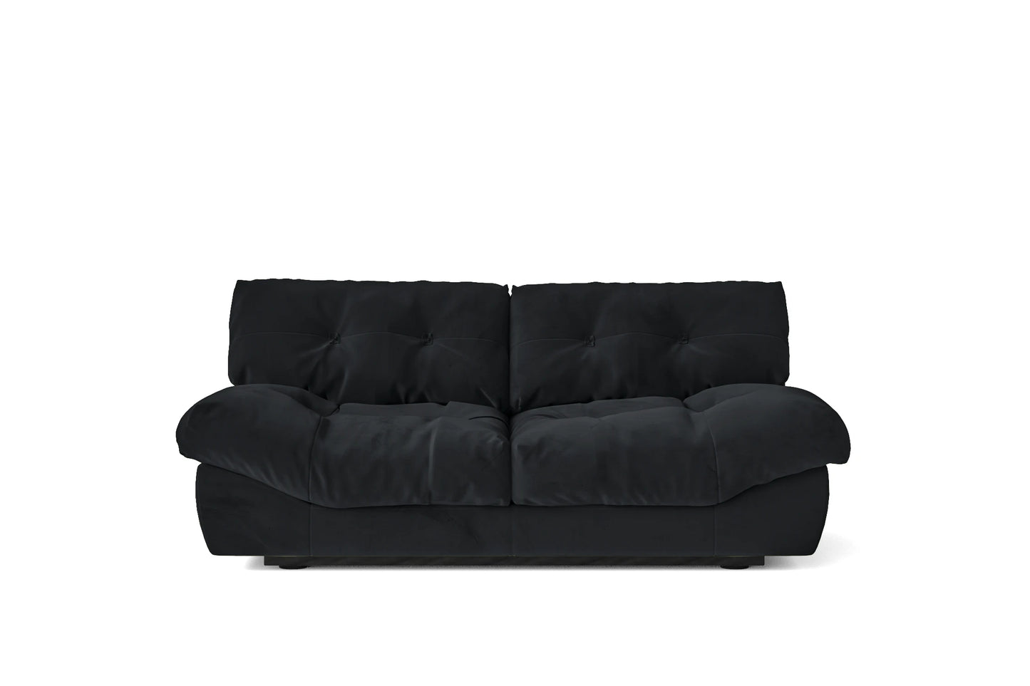 Forli 2 Seater Sofa Dark Grey Velvet