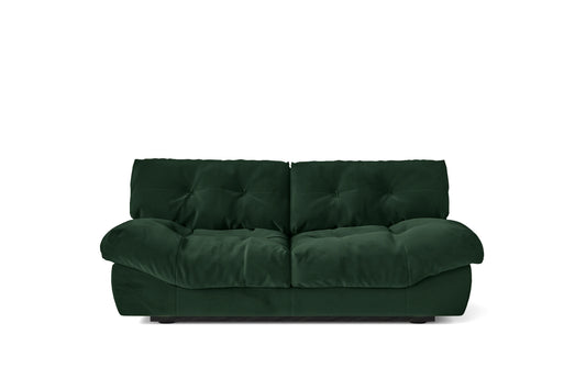 Forli 2 Seater Sofa Green Velvet