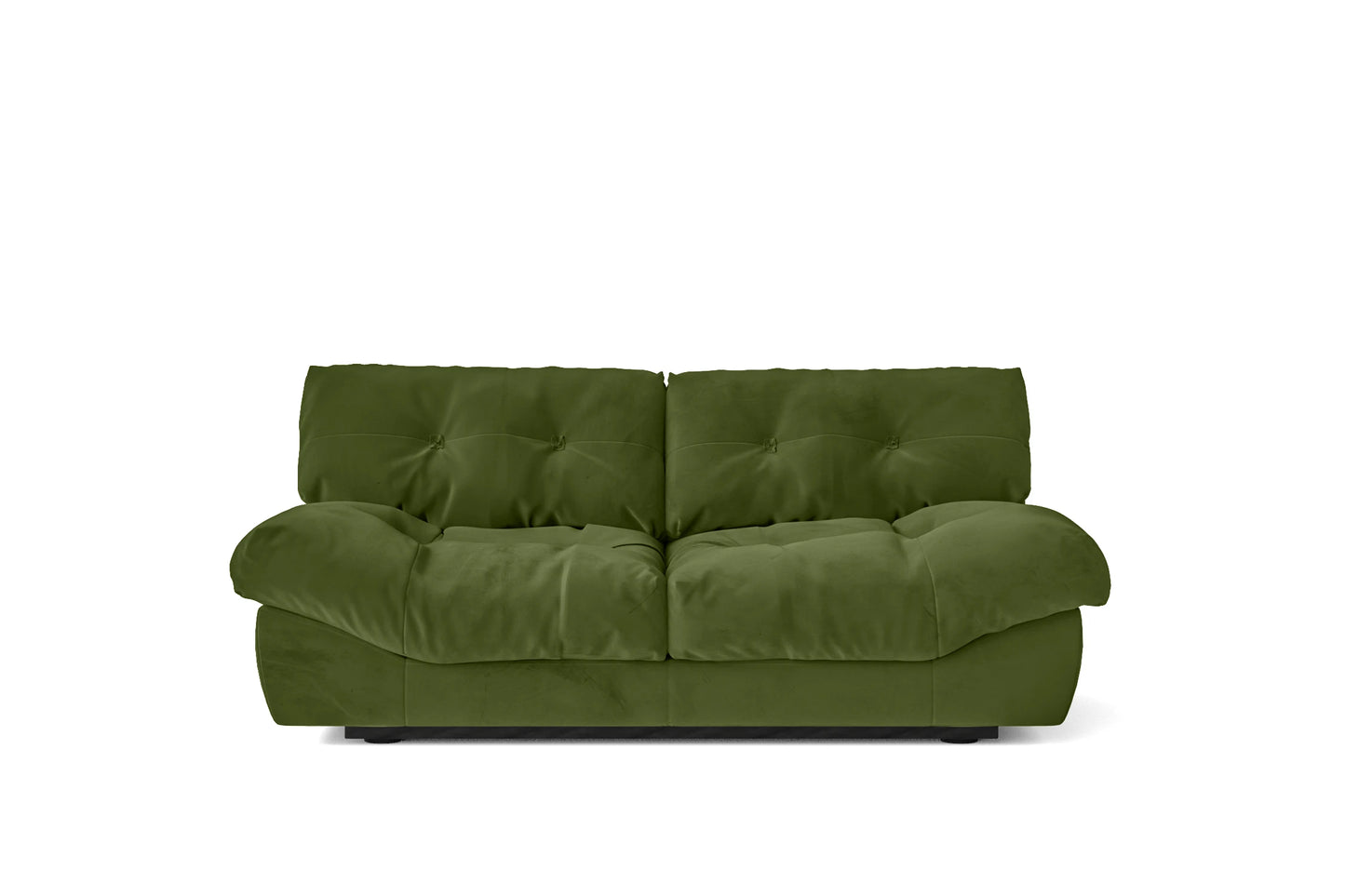 Forli 2 Seater Sofa Lime Velvet