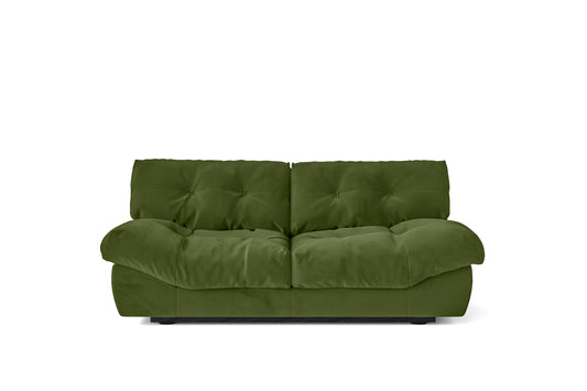 Forli 2 Seater Sofa Lime Velvet