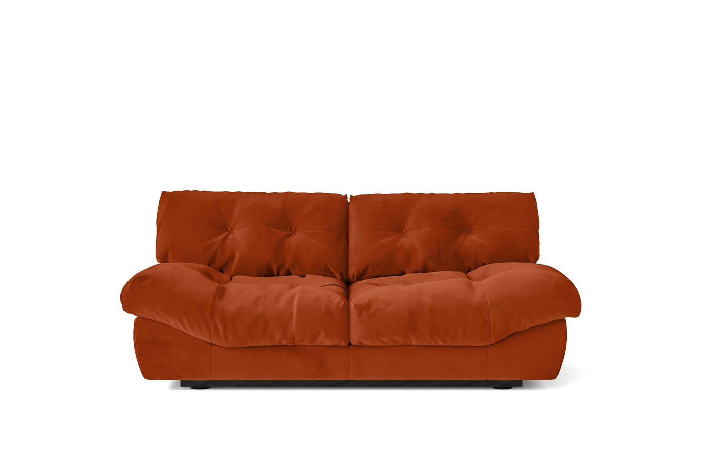 Gela Ottoman Red Velvet