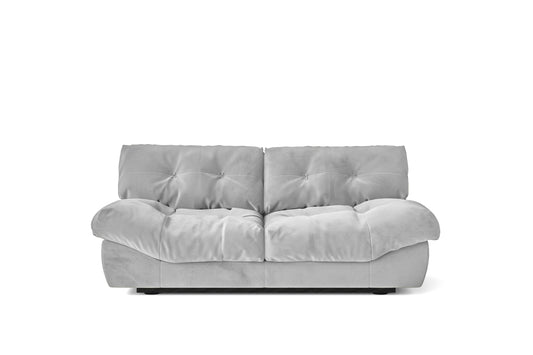 Forli 2 Seater Sofa White Velvet