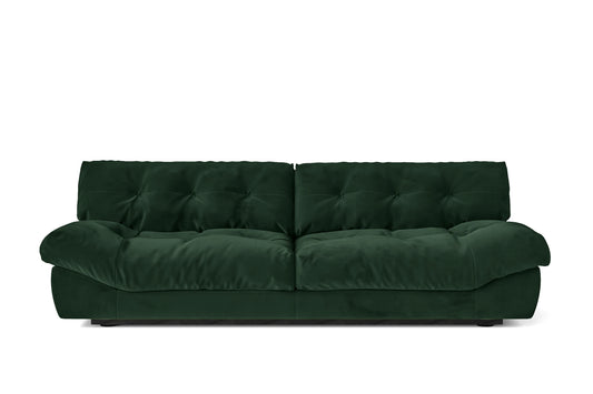 Forli 3 Seater Sofa Green Velvet