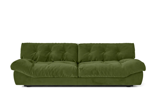 Forli 3 Seater Sofa Lime Velvet