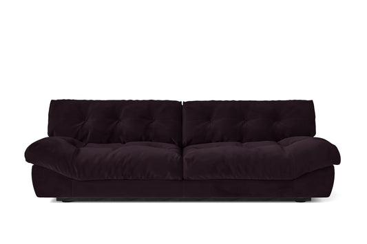 Forli 3 Seater Sofa Purple Velvet