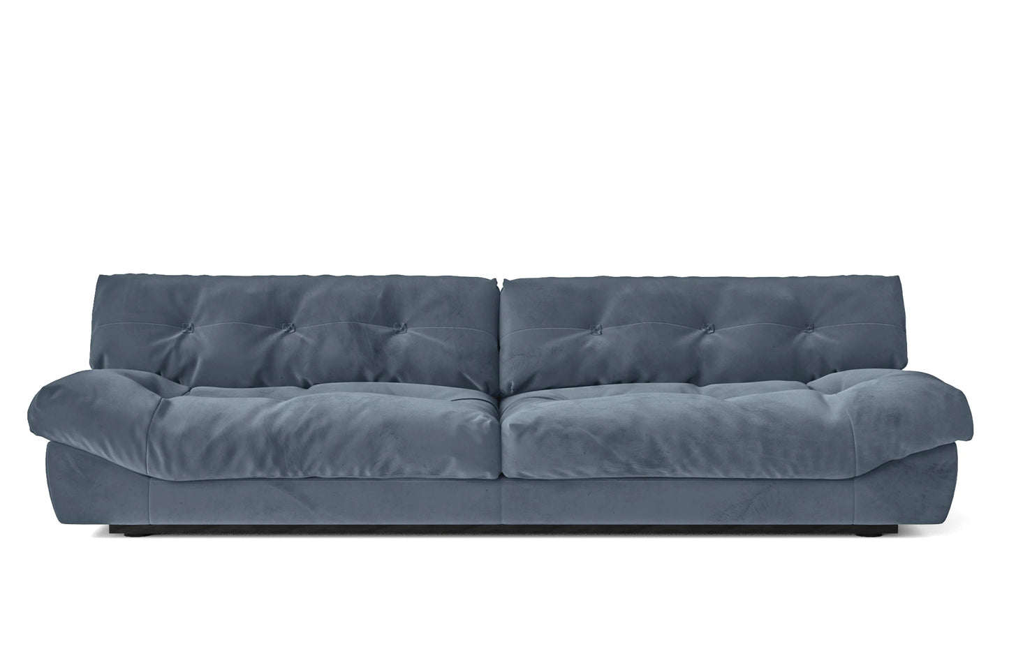 Forli 4 Seater Sofa Baby Blue Velvet