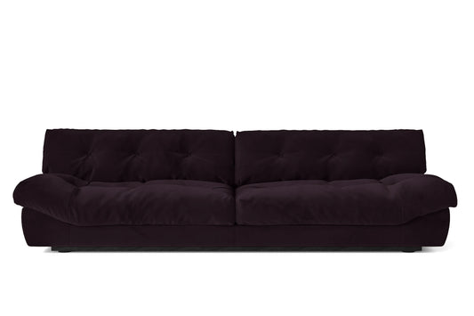 Forli 4 Seater Sofa Purple Velvet