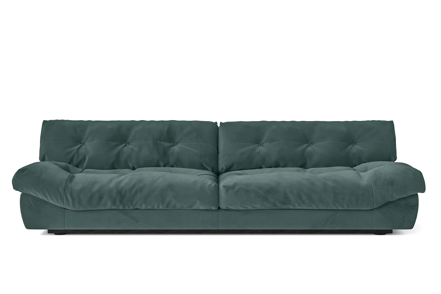 Forli 4 Seater Sofa Teal Velvet