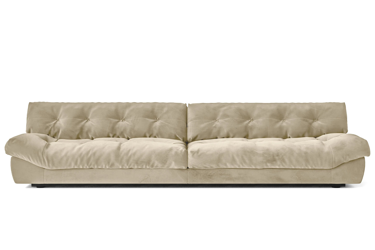 Forli 5 Seater Sofa Cream Velvet