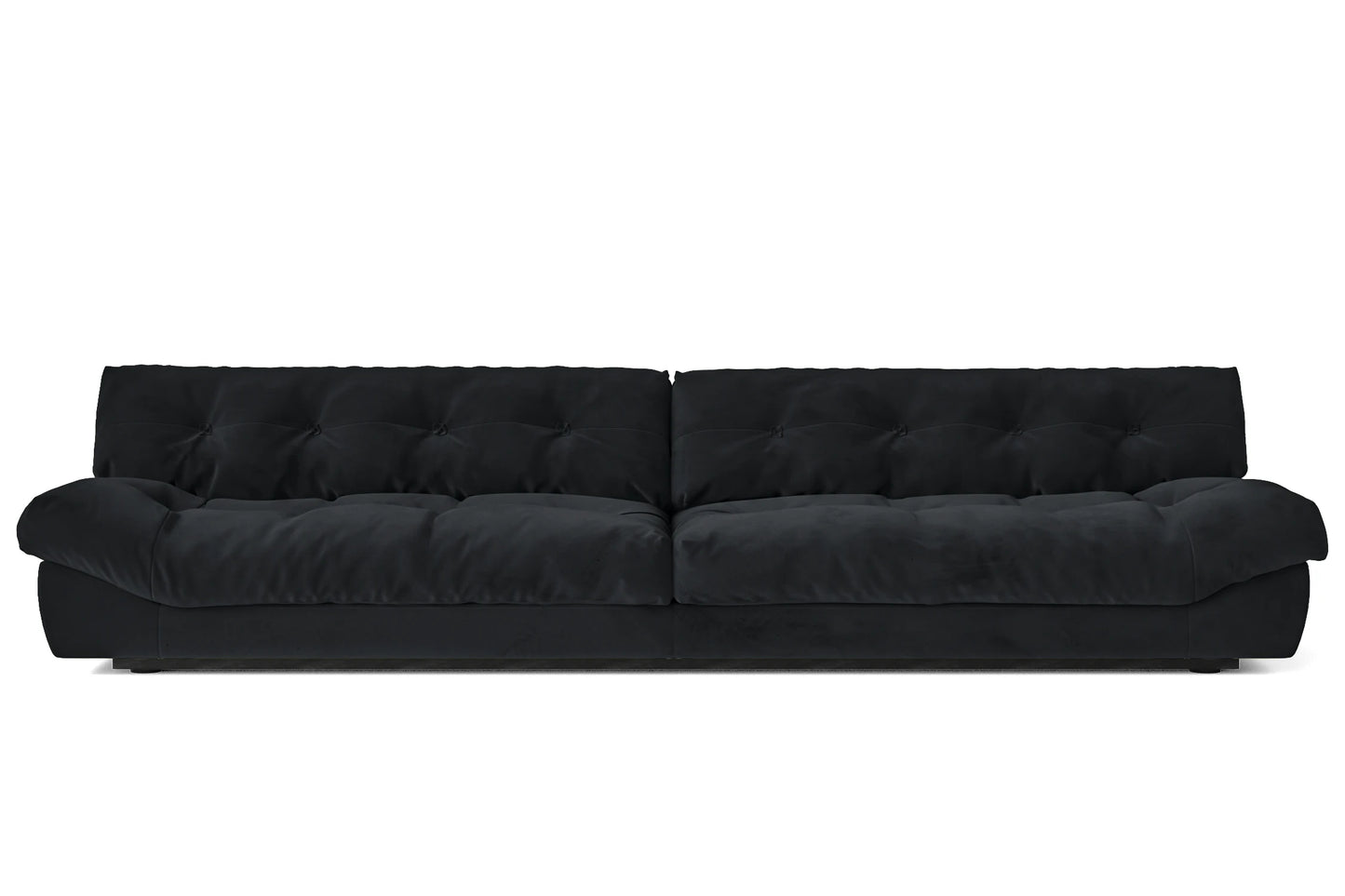 Forli 5 Seater Sofa Dark Grey Velvet