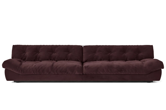 Forli 5 Seater Sofa Grape Velvet