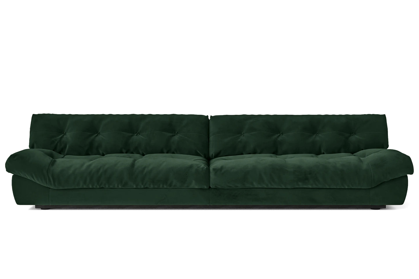 Forli 5 Seater Sofa Green Velvet