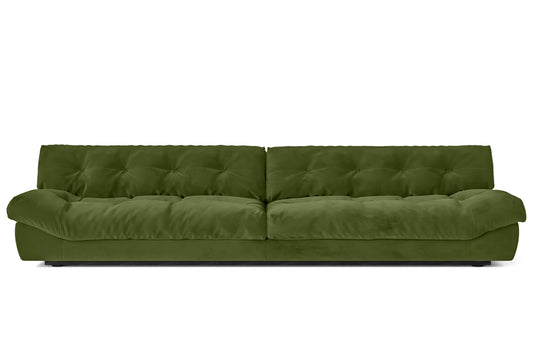 Forli 5 Seater Sofa Lime Velvet