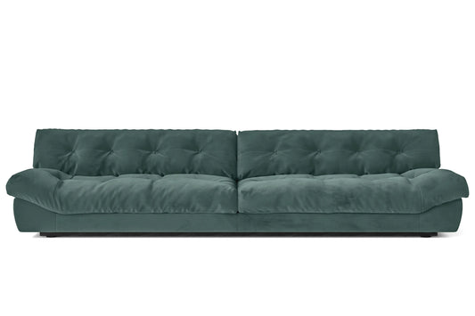 Forli 5 Seater Sofa Teal Velvet