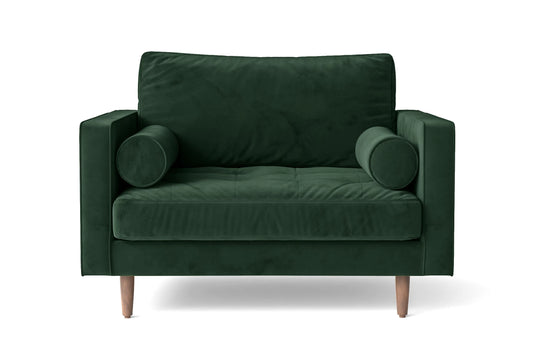 Gela Armchair Green Velvet