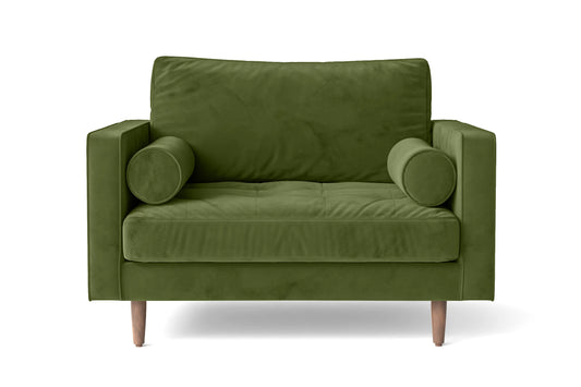 Gela Armchair Lime Velvet