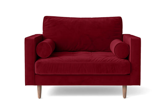 Gela Armchair Red Velvet