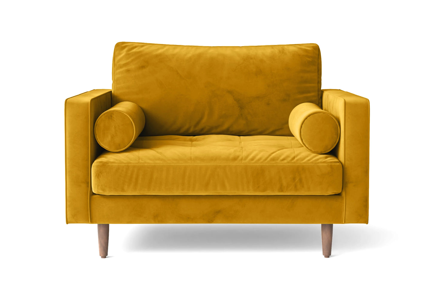 Gela Armchair Yellow Velvet