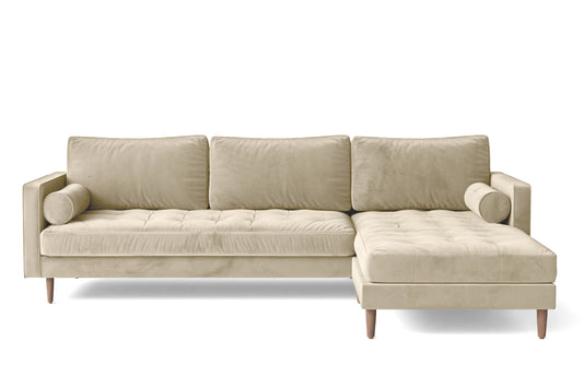 Minneapolis 4 Seater Sofa Caramel Linen