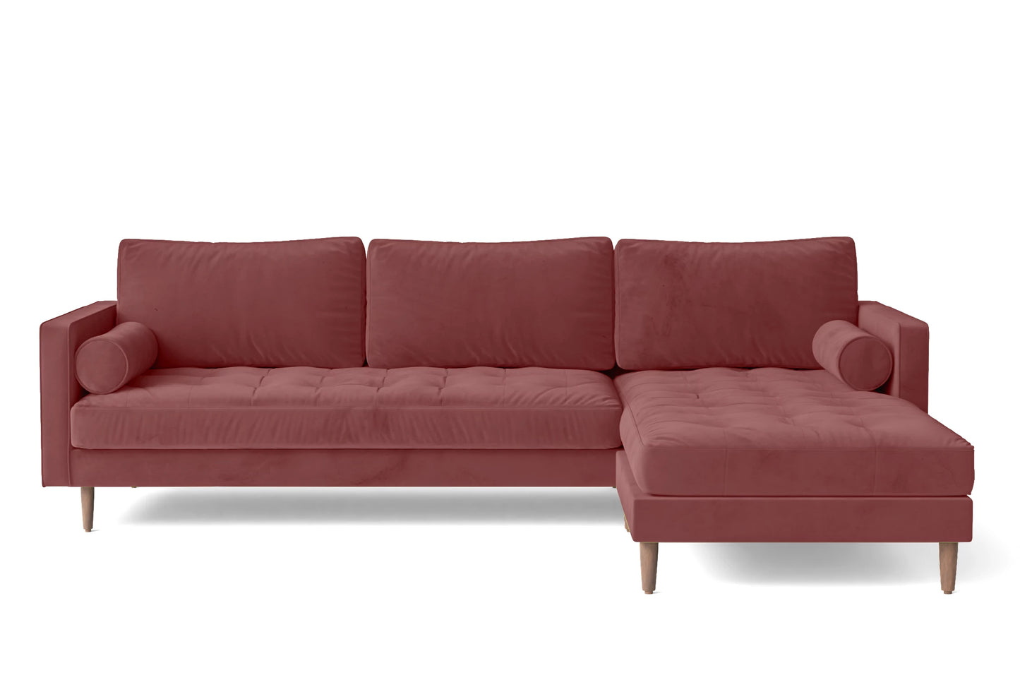 Minneapolis 3 Seater Sofa Purple Velvet