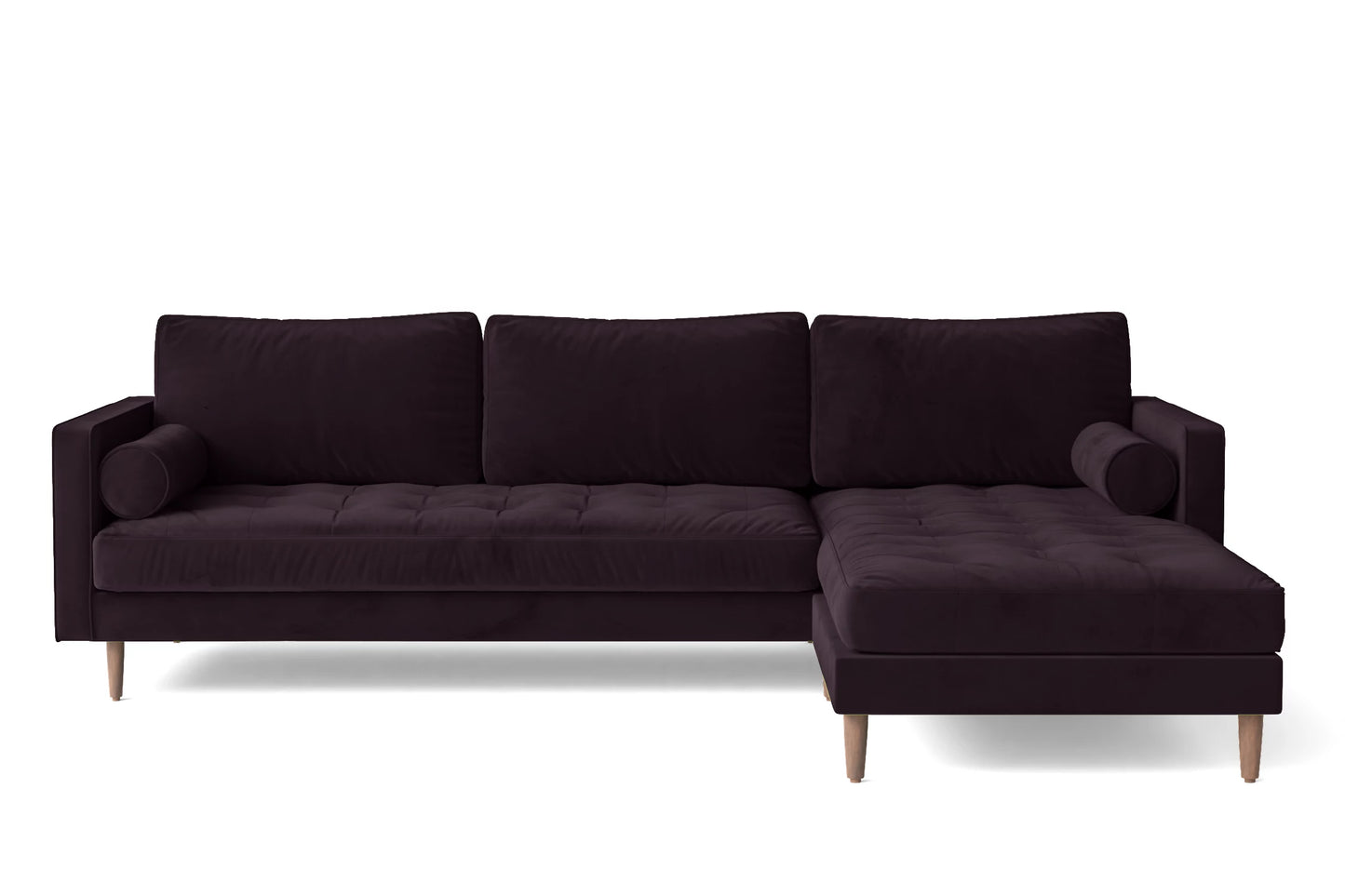 Minneapolis 3 Seater Sofa Pink Velvet