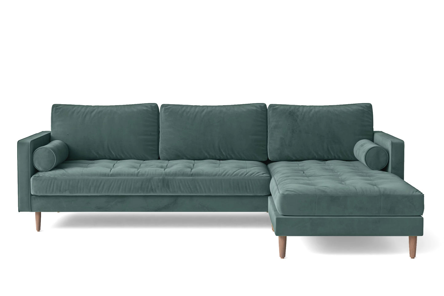 Minneapolis 3 Seater Sofa Green Velvet