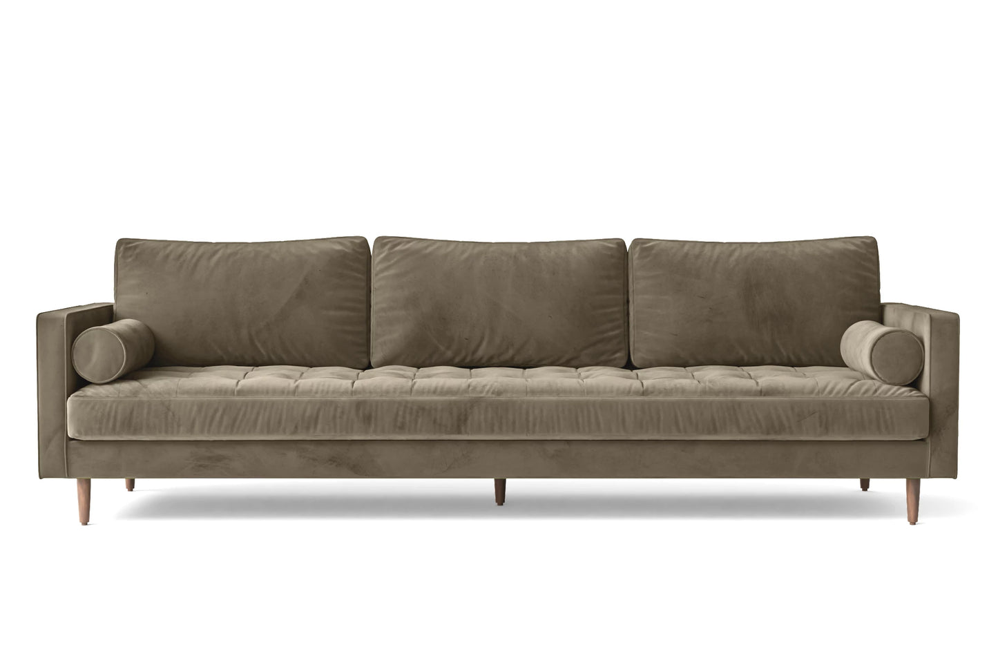 Gela 4 Seater Sofa Sand Velvet